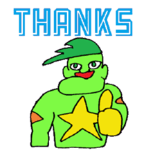 KM17 Beans Fighter Edamame sticker #7858677