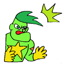 KM17 Beans Fighter Edamame sticker #7858678