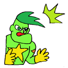 KM17 Beans Fighter Edamame sticker #7858678