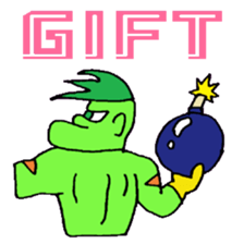 KM17 Beans Fighter Edamame sticker #7858680