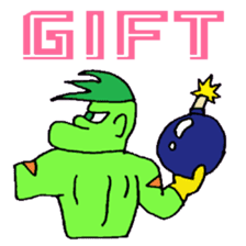 KM17 Beans Fighter Edamame sticker #7858680