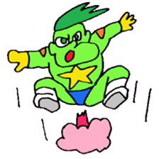 KM17 Beans Fighter Edamame sticker #7858682