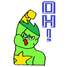 KM17 Beans Fighter Edamame sticker #7858683
