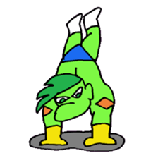 KM17 Beans Fighter Edamame sticker #7858684