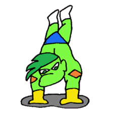 KM17 Beans Fighter Edamame sticker #7858684