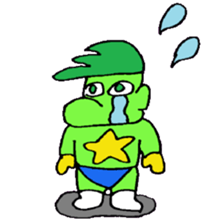 KM17 Beans Fighter Edamame sticker #7858686