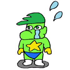 KM17 Beans Fighter Edamame sticker #7858686