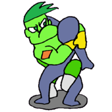 KM17 Beans Fighter Edamame sticker #7858688