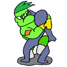 KM17 Beans Fighter Edamame sticker #7858688