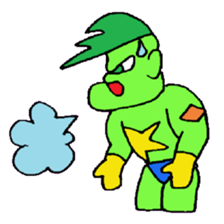 KM17 Beans Fighter Edamame sticker #7858690