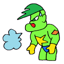 KM17 Beans Fighter Edamame sticker #7858690