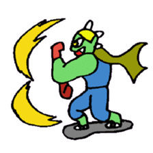 KM10 Chupacabra Man sticker #7863784