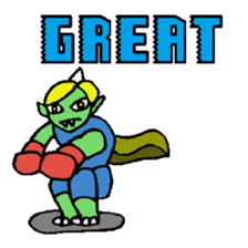 KM10 Chupacabra Man sticker #7863786