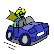 KM10 Chupacabra Man sticker #7863788