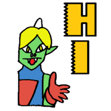 KM10 Chupacabra Man sticker #7863795