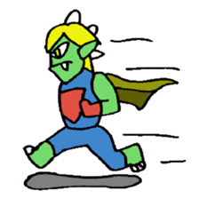 KM10 Chupacabra Man sticker #7863796