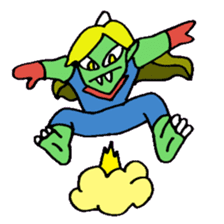 KM10 Chupacabra Man sticker #7863802