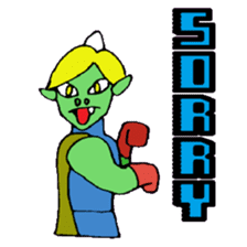 KM10 Chupacabra Man sticker #7863811