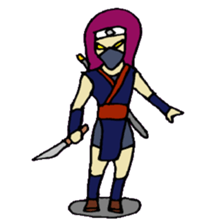 KM18 Ninja Kunoichi sticker #7932661