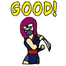 KM18 Ninja Kunoichi sticker #7932665