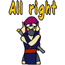 KM18 Ninja Kunoichi sticker #7932667
