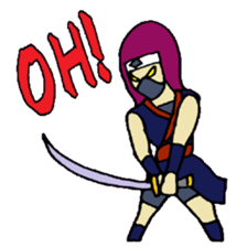 KM18 Ninja Kunoichi sticker #7932669