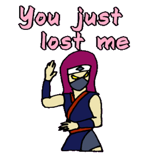 KM18 Ninja Kunoichi sticker #7932671