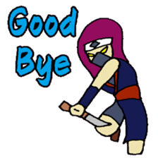 KM18 Ninja Kunoichi sticker #7932687