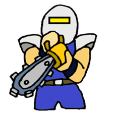 KM20 Cyborg Police sticker #8197516