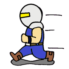 KM20 Cyborg Police sticker #8197524