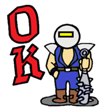 KM20 Cyborg Police sticker #8197529