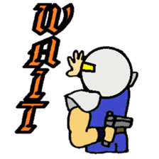 KM20 Cyborg Police sticker #8197543