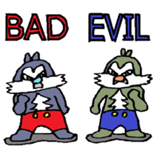 KM21 Bad and Evil sticker #8250276