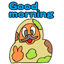 KM25 Soldier Daruma sticker #8733416