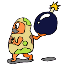 KM25 Soldier Daruma sticker #8733437