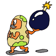 KM25 Soldier Daruma sticker #8733437