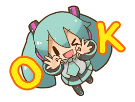 Hatsune Miku: All Together sticker #24350