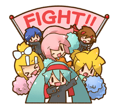 Hatsune Miku: All Together – LINE stickers, LINE STORE