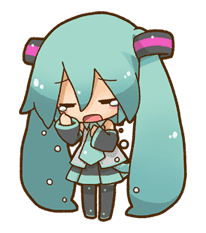 Hatsune Miku by CRYPTON FUTURE MEDIA, INC sticker #7617