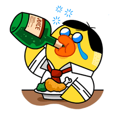 LINE Characters Blow a Fuse sticker #41300