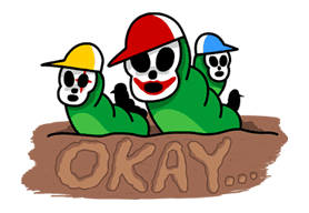 LINE Characters Blow a Fuse sticker #41302