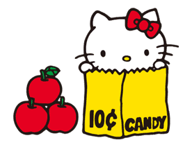 Hello Kitty sticker #3020