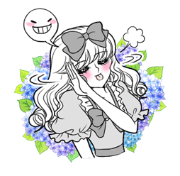 Miss. Elegant 2 sticker #6052