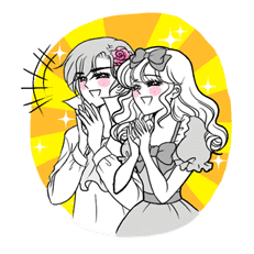 Miss. Elegant 2 sticker #6055