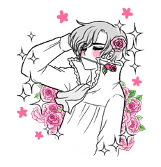 Miss. Elegant 2 sticker #6064