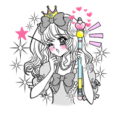 Miss. Elegant 2 sticker #6067