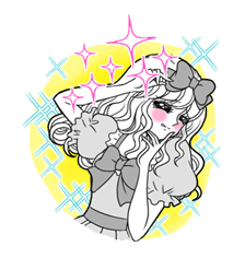 Miss. Elegant 2 sticker #6068