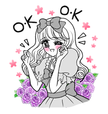 Miss. Elegant 2 sticker #6070