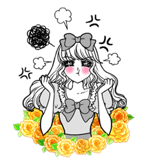 Miss. Elegant 2 sticker #6074