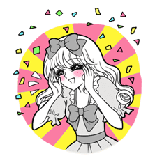 Miss. Elegant 2 sticker #6075